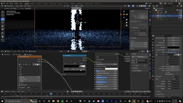 How to make a really realistic greenscreen effect - Blender VFX Tutorial смотреть онлайн