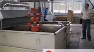 Отработка технологического процесса закалки из печи с выкатным подом.