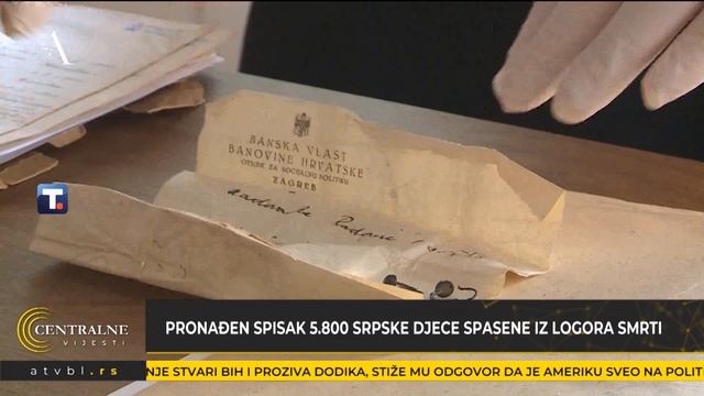 Pronađen spisak 5.800 srpske djece spasene iz logora smrti