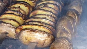 Картошка на мангале