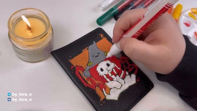 Рисую только маркерами Darwi для кожи | Кастом и роспись одежды смотреть онлайн