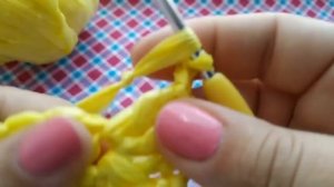 Необычное применение пакетов для мусора.Красочный  Коврик крючком