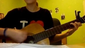 Музыкальный кавер "Это не женщина это беда" (на гитаре)