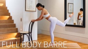 FULL BODY BARRE & PILATES || 35 Minute At-Home Sculpting Workout - Move With Nicole
