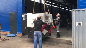 Разгрузка станка 3 тонны