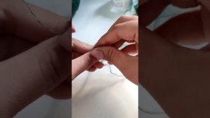 соединяем мохеровую нить без узилков