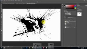 Photoshop Tutorial | Ink Splash Effect