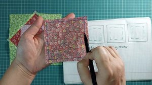 Пэчворк для начинающих. Квадрат в квадрате быстрым способом + расчёт блока.