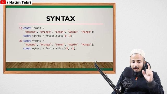 Slice Method In Javascript | Array Methods In Javascript | Hindi | 2022