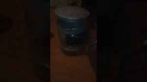 Мини печка для зимней рыбалки в палатке.