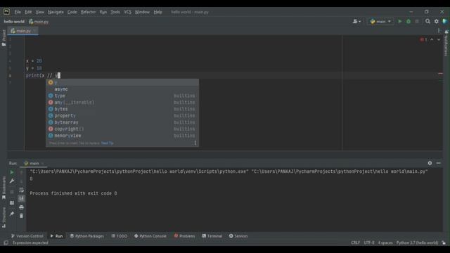 Arithmetic Operators In Python Watch This