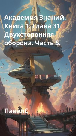 Академия Знаний. Книга 1. Глава 31. Двухсторонняя оборона. Часть 5.