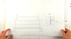 Чертежи в столярной мастерской.