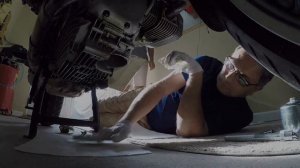 1997 BMW R850R Oil Change