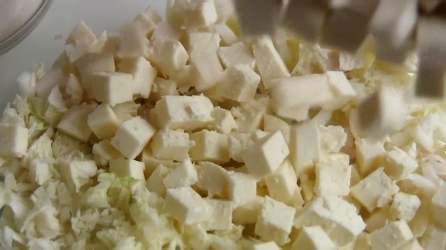 Салат "БЕЛОСНЕЖКА" /Легкий простой/Белковый салат смотреть онлайн