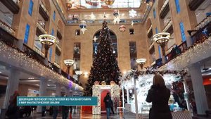 Новогоднее оформление Центральный Детский Магазин, г. Москва