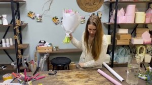 Упаковка тюльпанов / топовые хрустящие тюльпаны на базе