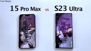 iPhone 15 Pro Max vs S23 Ultra - Speed Performance Test