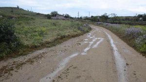 Дорога, глина,после дождя