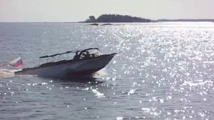 NEVKA Russian Hydrofoil diving in big wave