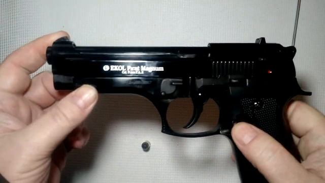 Стартовый пистолет + травматический патрон, что же будет? смотреть онлайн