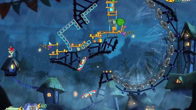 Angry Birds 2 AB2 👑 King Pig Panic 🐽 3-4-5 🥸 2021/11/05 💕 Stella as extra card смотреть онлайн