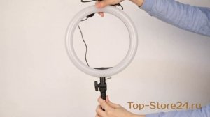 Кольцевая светодиодная лампа Ring Fill Light 26 см со штативом для профессиональной сьемки обзор