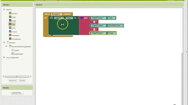 App Inventor 2 Tutorial - Using the DatePicker