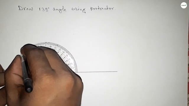 How to draw 135 degree angle using protractor.make 135 degree angle using protractor.shsirclasses. смотреть онлайн