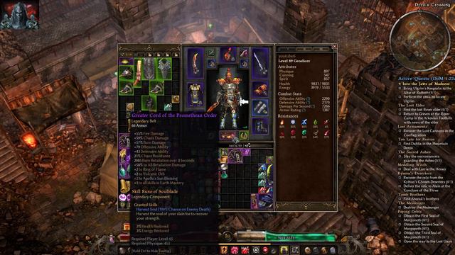 Grim Dawn ( Dawn of Masteries MOD) Geoslicer ( Earth Assassin Build) смотреть онлайн