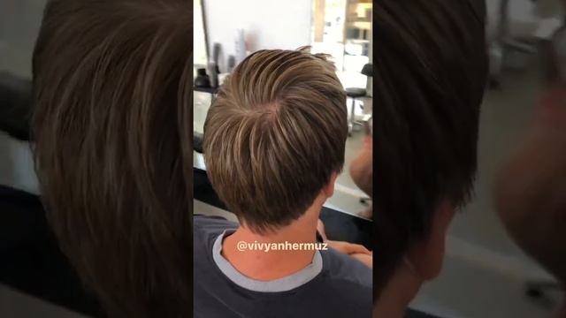 men"s haircut created with hairdresser rezor ?#vivyanhermuz #shorts #hair #haircut #short #rezorcut