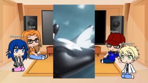 Реакция персонажей леди баг и супер кот на тик ток ||1часть||