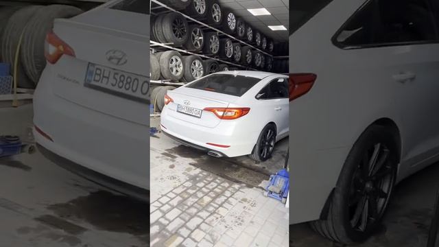 Hyundai Sonata сменили 16’ диски на 19’ akum_shyna_odessa акум шина Одесса