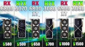 RX 6800 vs RTX 3070 vs RX 6800 XT vs RTX 3080 vs RX 6900XT vs RTX 3090 - Test in 4K
