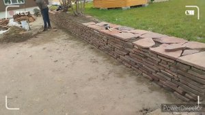 кладка дикого камня (стена)