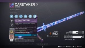 Destiny 2 Lightfall Get Red Border Caretaker Sword