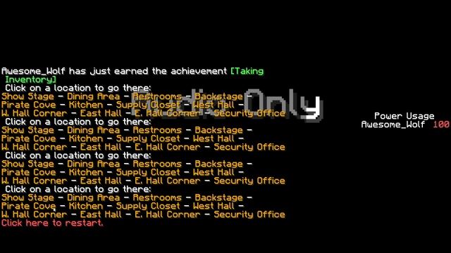 Пятая ночь Фредди ванильная карта ужасов Майнкрафт 1 8 смотреть онлайн