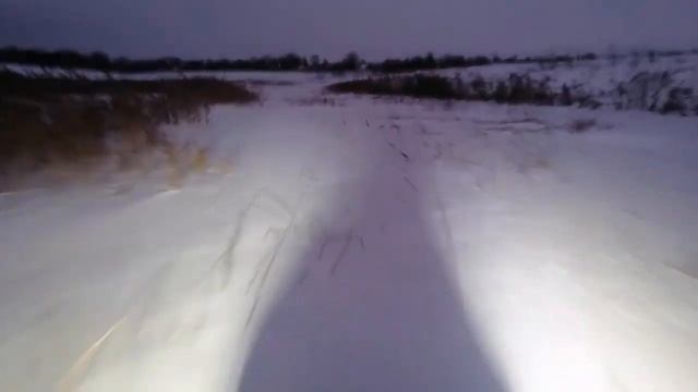 Покатушки по реке, зимний дрифт на мотобуксировщике! ) ☃️ смотреть онлайн