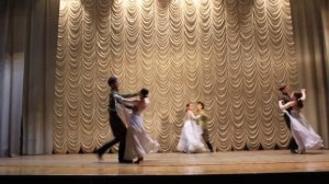 Танец Вальс "В землянке" ЗДОРОВО первая репетиция в костюмах(без 4-й пары)