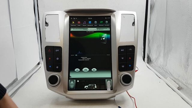 Штатная магнитола в стиле Tesla Lexus RX300/RX330/RX350/RX400h (2004-2009) 6 Core Android CF-3245-X смотреть онлайн