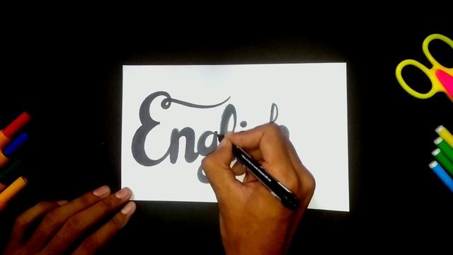 English Project File Cover Page Decoration | How to Make Unique And Attractive English Project File