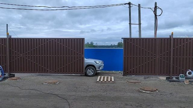 Большой проём 10 метров. Встречные ворота смотреть онлайн