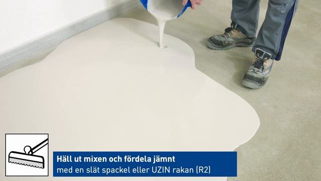 UZIN Sweden - Sverige | NC 112 Turbo Applikationsvideo | Avjämningsmassa смотреть онлайн