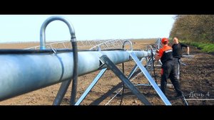 Reinke Irrigation (процесс сборки дождевальной машины фронтального типа)