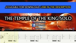 AXEL RUDI PELL THE TEMPLE OF THE KING SOLO with GP7 TABS and BACKING TRACK ALVIN DE LEON 2020