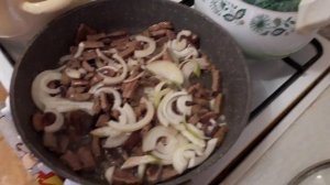 Вкусный рис с печенью!)