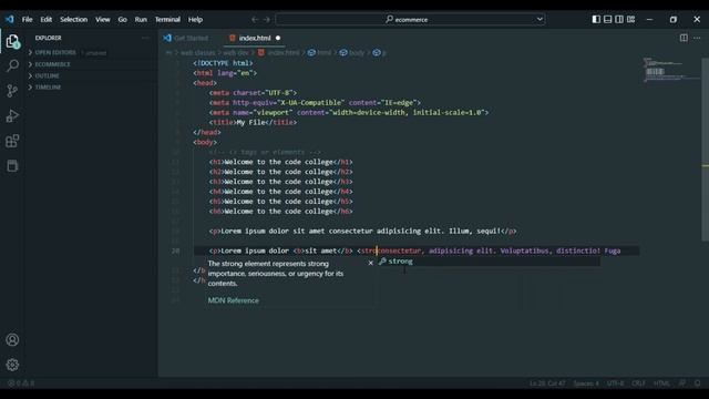 Introduction to web development | html tags and elements | HTML, CSS, JavaScript| @thecodecollege