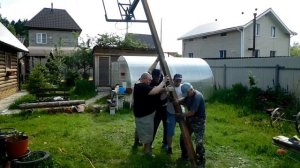 установка баскетбольного щита