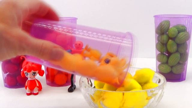 Изучаем цвета с карамельками и игрушками Бабушкины Сказки смотреть онлайн