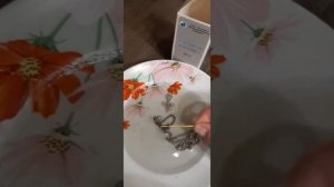 Чистка серебра аммиаком,перекисью и ...